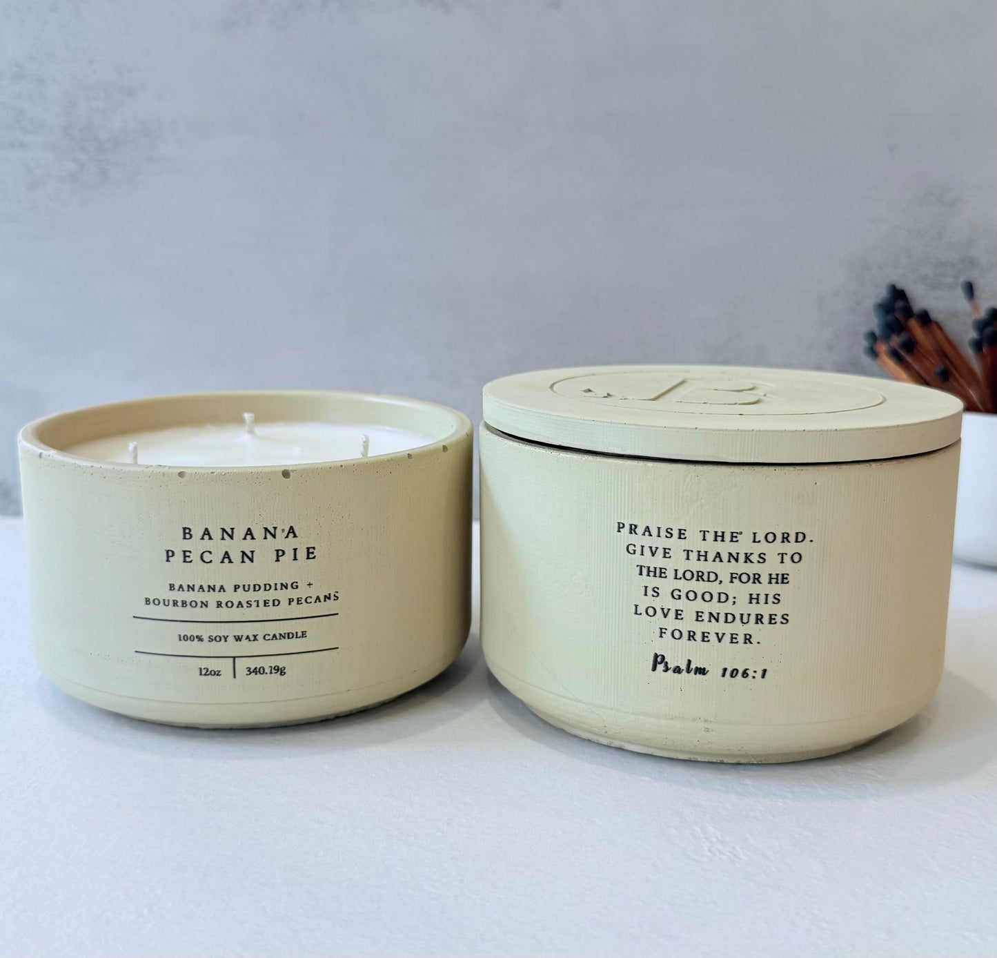 Banana Pecan Pie - Psalm 106:1 (12oz)