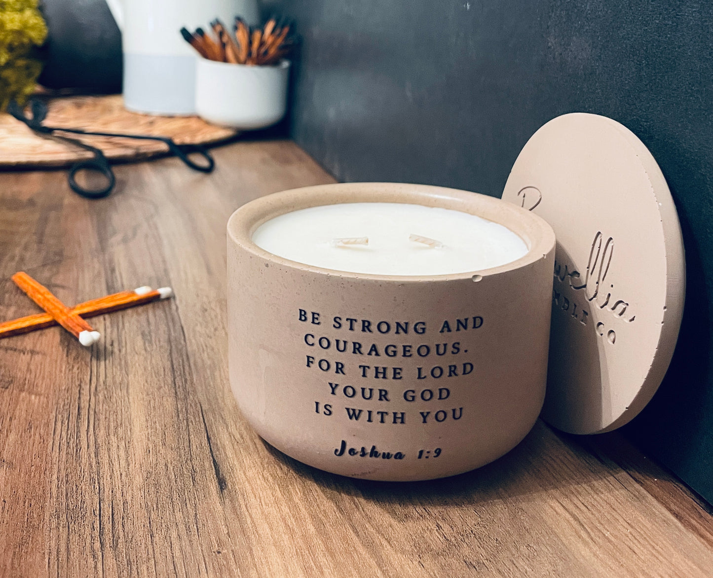 Cinnamon Latte Bliss - Joshua 1:9 (8oz)