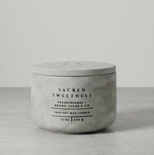 Sacred Sweetness - Matthew 19:26 Scripture Candle (12oz)