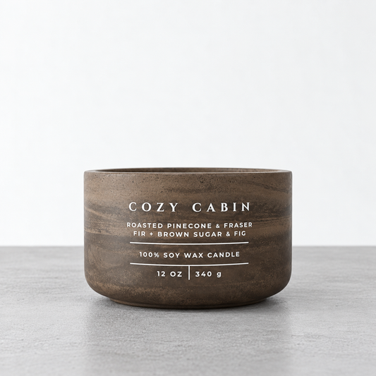 Cozy Cabin - Joshua 24:15 Scripture Candle (12oz)