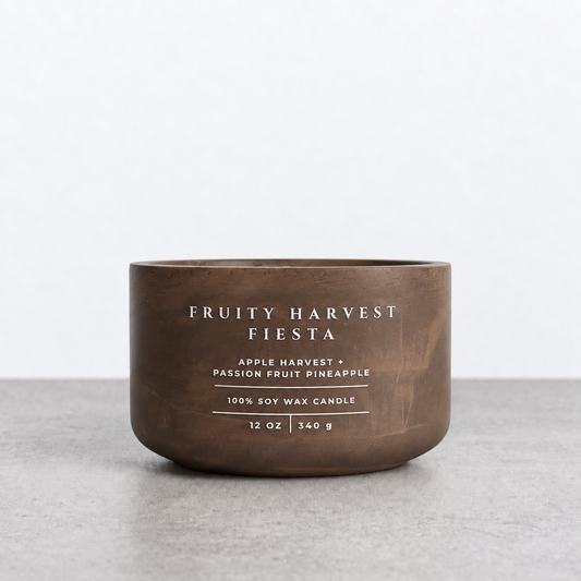 Fruity Harvest Fiesta - Jeremiah 17:7 Scripture Candle (12oz)