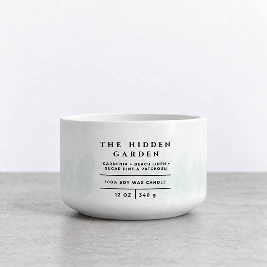 The Hidden Garden - Romans 8:31 Scripture Candle (12oz)