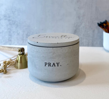Morning Knit Bliss - "Pray" (8oz)