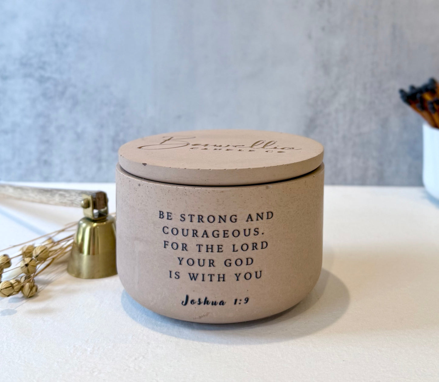Cinnamon Latte Bliss - Joshua 1:9 (8oz)