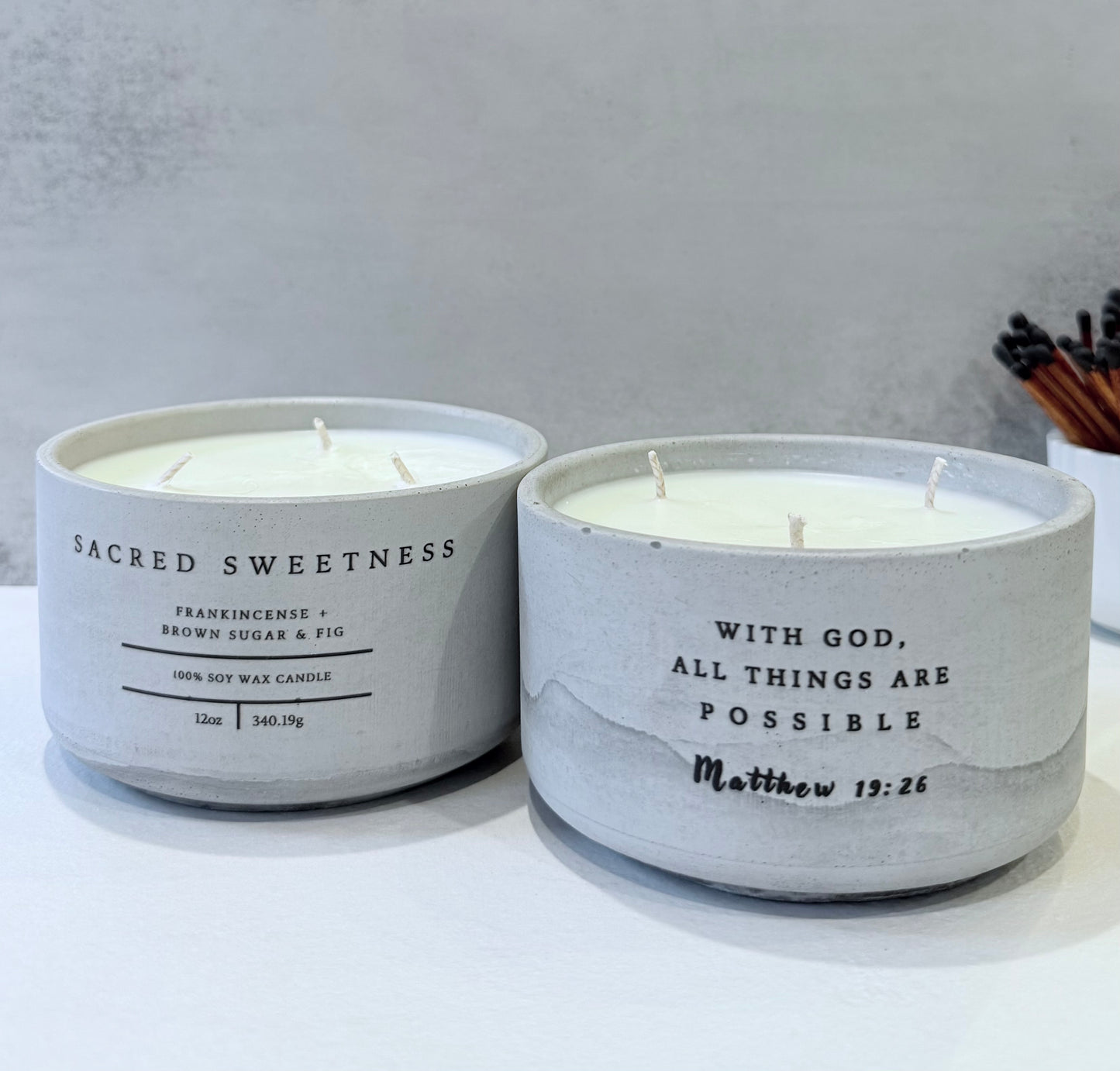 Sacred Sweetness - Matthew 19:26 (12oz)