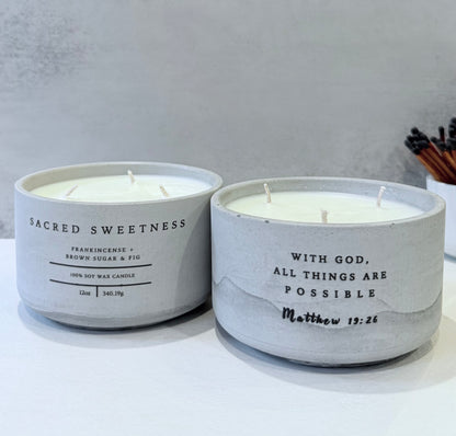 Sacred Sweetness - Matthew 19:26 (12oz)