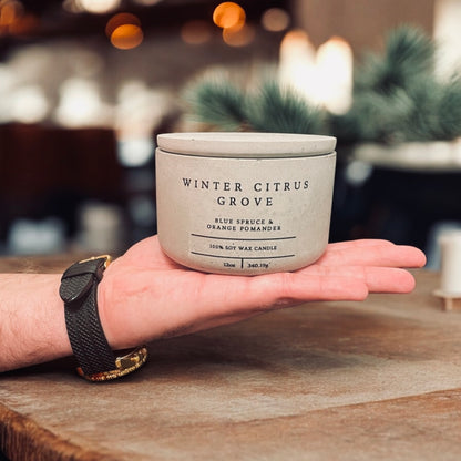 Winter Citrus Grove - Isaiah 43:2 (12oz)