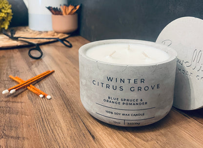 Winter Citrus Grove - Isaiah 43:2 (12oz)