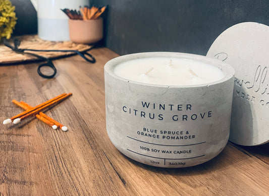 Winter Citrus Grove - Isaiah 43:2 (12oz)