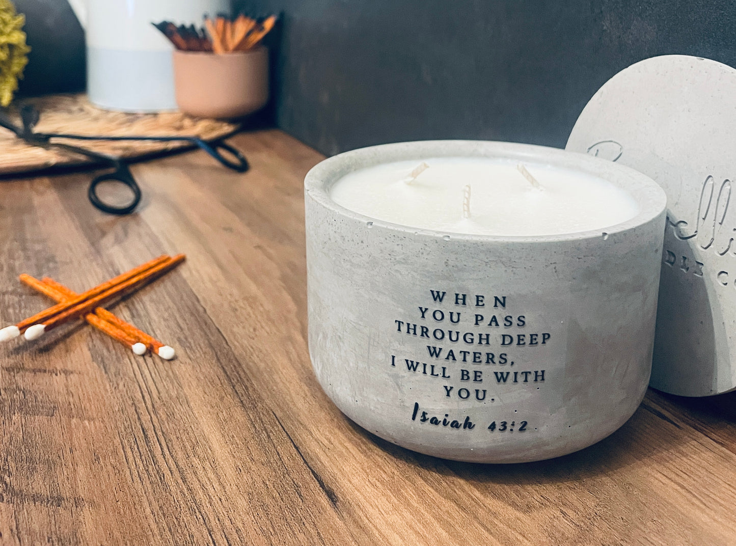 Winter Citrus Grove - Isaiah 43:2 (12oz)