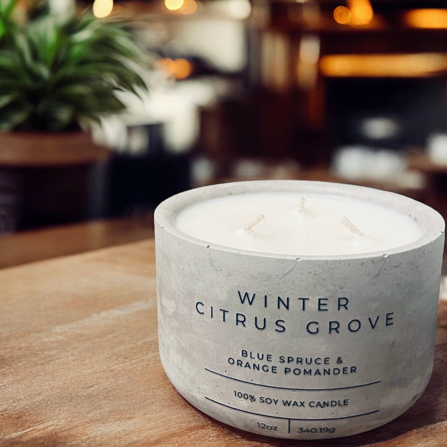 Winter Citrus Grove - Isaiah 43:2 (12oz)