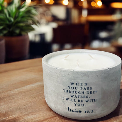 Winter Citrus Grove - Isaiah 43:2 (12oz)