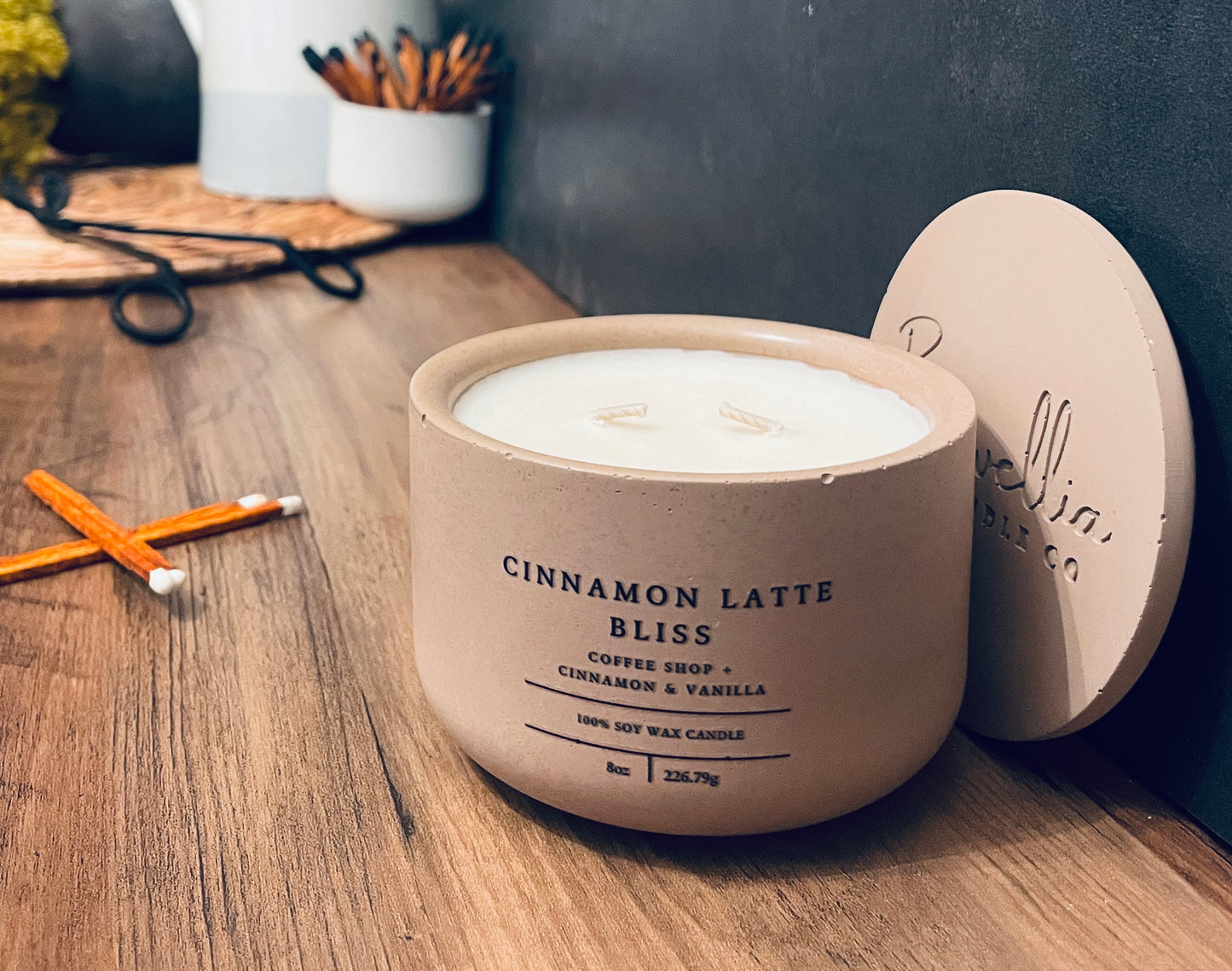 Cinnamon Latte Bliss - Joshua 1:9 (8oz)