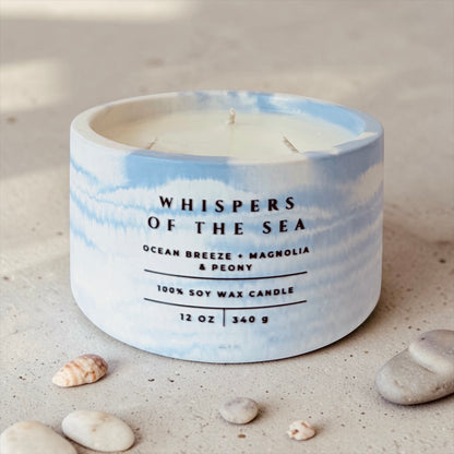 Whispers of the Sea - Philippians 4:13 Scripture Candle (12oz)