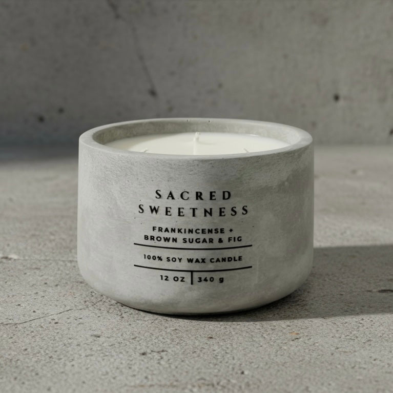 Sacred Sweetness - Matthew 19:26 Scripture Candle (12oz)