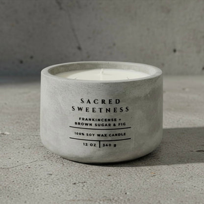 Sacred Sweetness - Matthew 19:26 Scripture Candle (12oz)