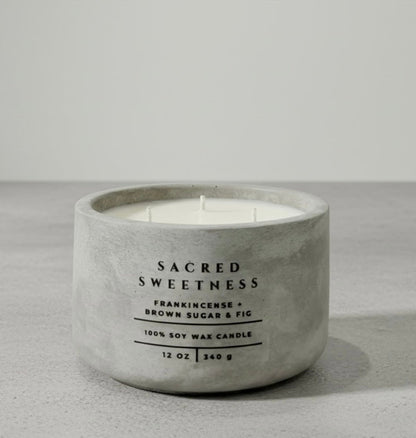 Sacred Sweetness - Matthew 19:26 Scripture Candle (12oz)