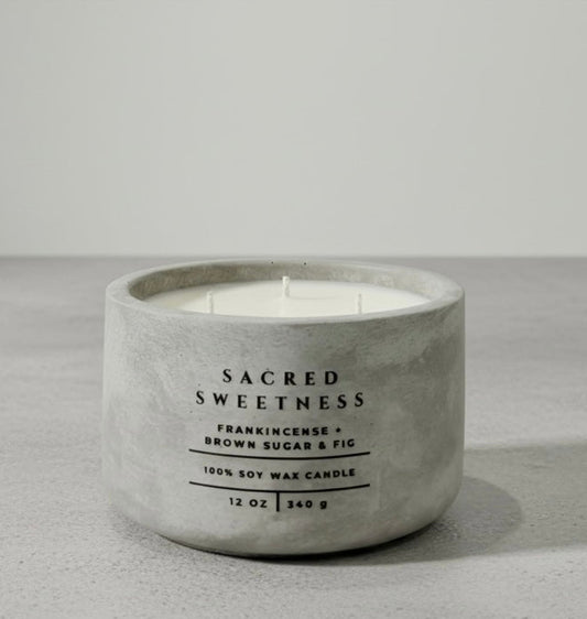 Sacred Sweetness - Matthew 19:26 Scripture Candle (12oz)